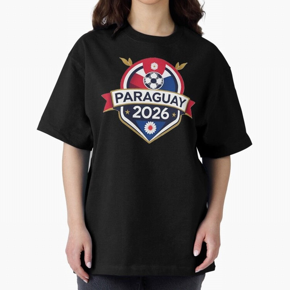 Paraguay WC2026 Classic T-Shirt Celebrate the Magic of FIFA World Cup 2026 USA Canada Mexico for Fans of Messi, Neymar and Mbappe and Argentina, France and Brazil, Bringing Vintage Soccer Flavor, Modern Football Stars, National Flags and Final