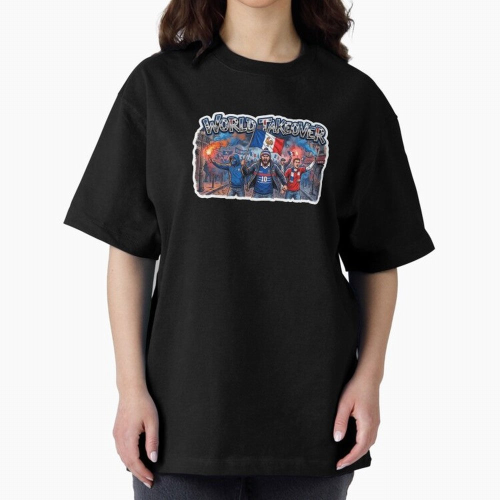 France Soccer Fans Street Power Sticker 2026 Football Supporters Classic T-Shirt Show Love for Legendary Goals in FIFA World Cup 2026 Filled with Messi, Neymar and Mbappe, Spain Energy, Supporter Pride, Iconic Celebrations, Legendary Names and