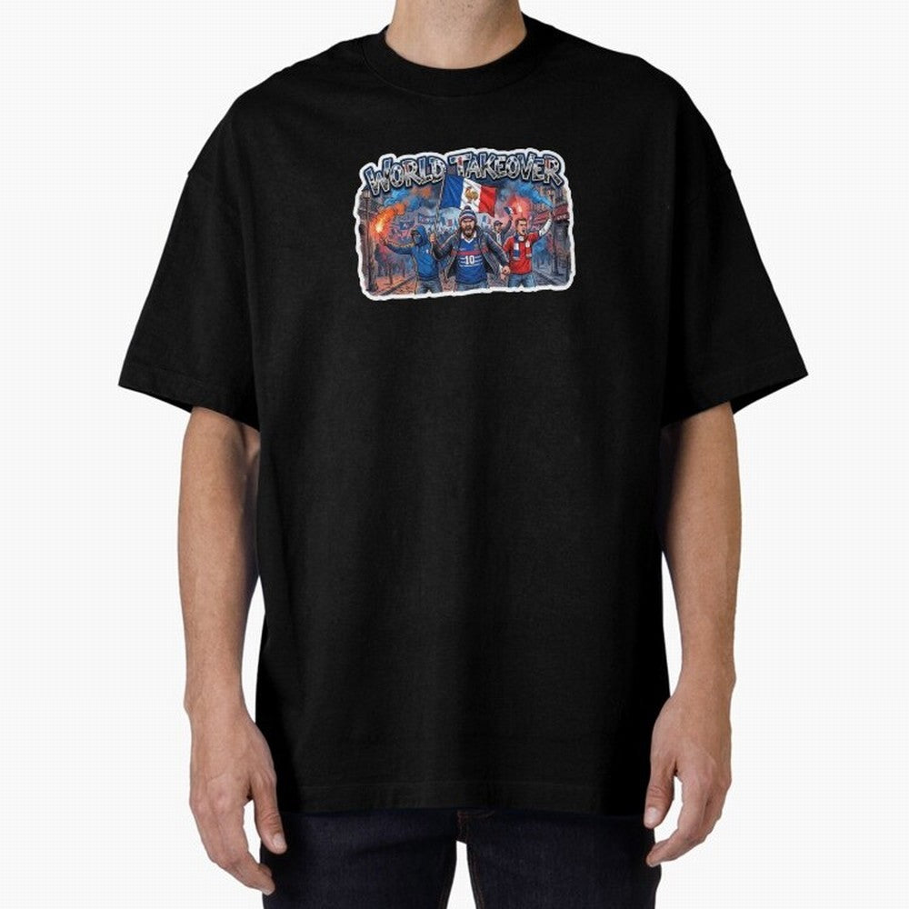 France Soccer Fans Street Power Sticker 2026 Football Supporters Classic T-Shirt Show Love for Legendary Goals in FIFA World Cup 2026 Filled with Messi, Neymar and Mbappe, Spain Energy, Supporter Pride, Iconic Celebrations, Legendary Names and