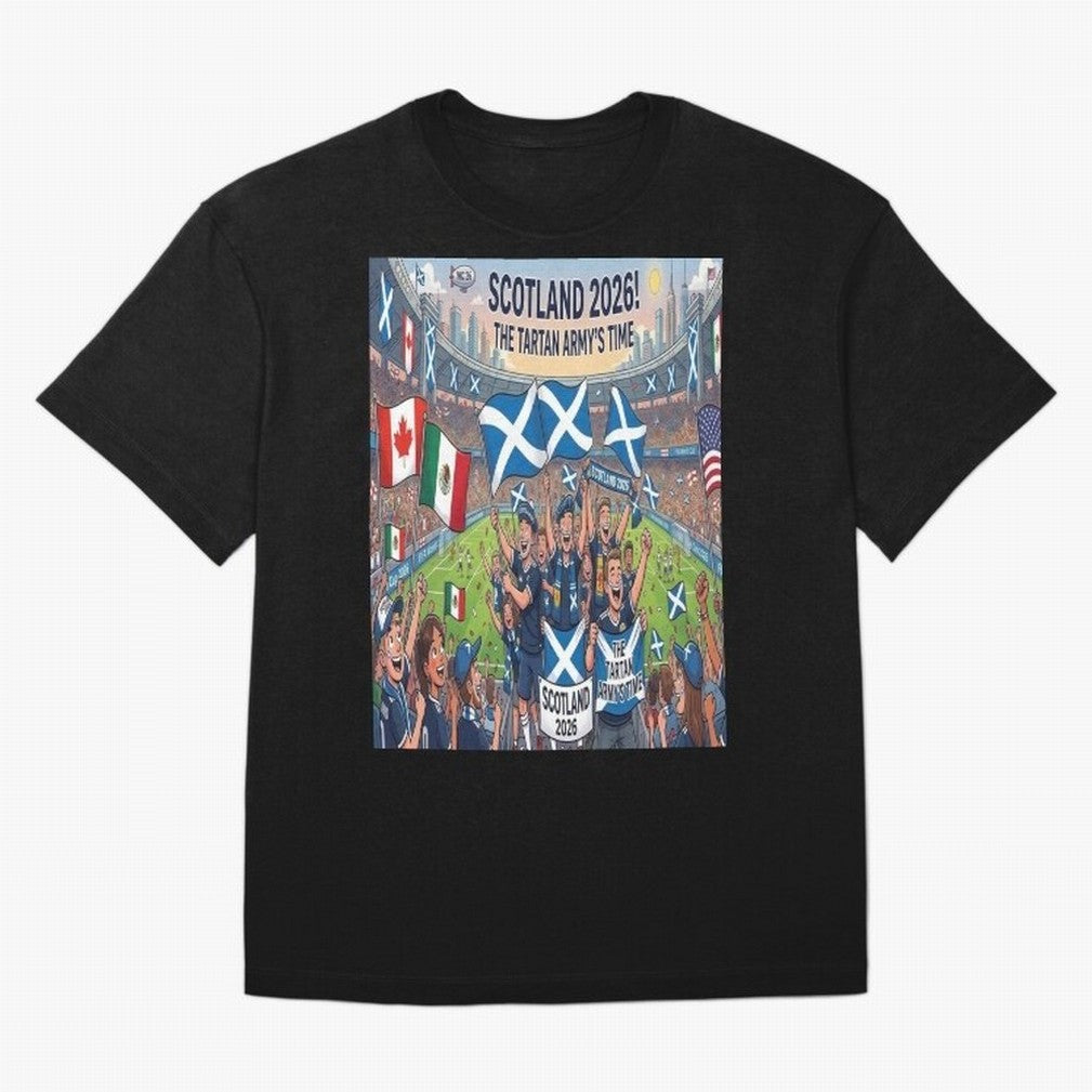 Scotland World Cup 2026 - Stadium Classic T-Shirt Make Game Day About FIFA World Cup 2026 USA Canada Mexico Spirit, Inspired by Netherlands, Neymar, Worldwide Fan Energy, Dramatic Goals, Stadium Lights and Championship Celebrations; Created for