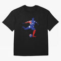 Australian Flag Silhouette Soccer World Cup Football Classic T-Shirt Embrace FIFA World Cup 2026 Group Stage Spirit, Driven by France, Haaland and Mbappe, Soccer Culture, Superstar Moments, National Team Dreams and Competitive Fire; Great for Watch