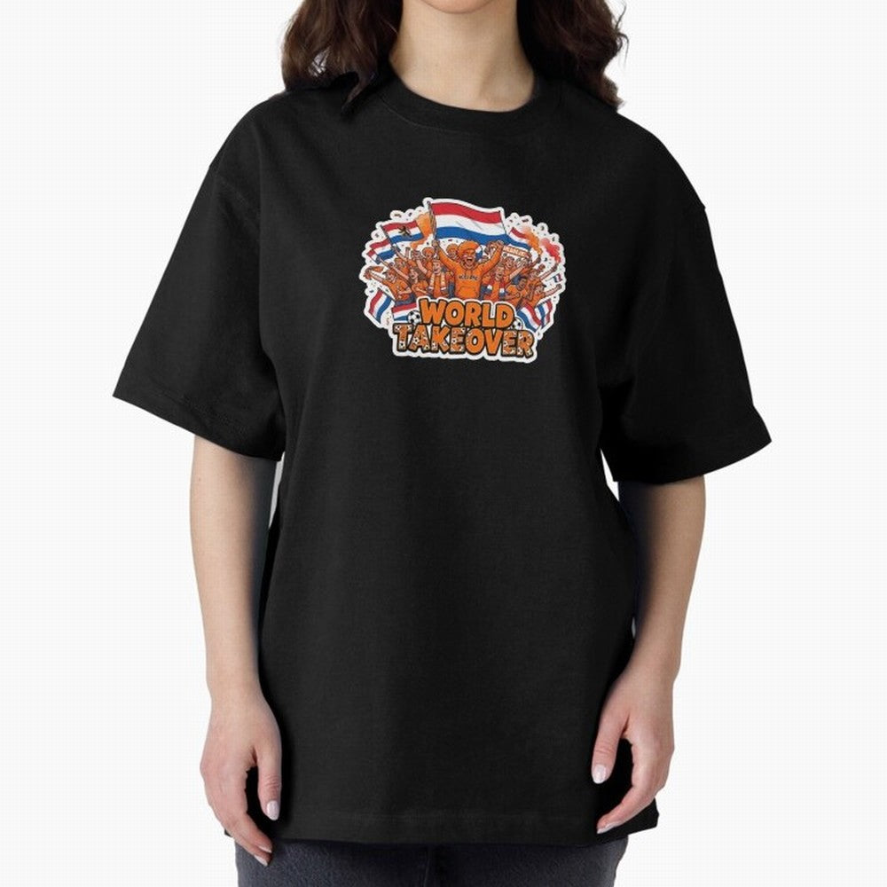Netherlands Soccer Fans Orange Power Sticker 2026 Football Supporters Classic T-Shirt Celebrate Golden Goal Energy in Global Football Passion for FIFA World Cup 2026 USA Canada Mexico, Connected to Cristiano Ronaldo, Haaland and CR7, Brazil,