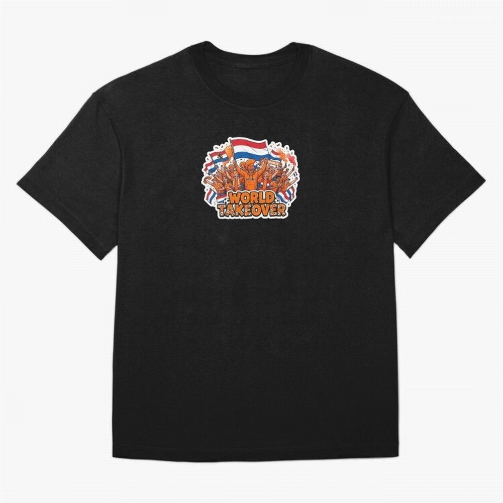 Netherlands Soccer Fans Orange Power Sticker 2026 Football Supporters Classic T-Shirt Celebrate Golden Goal Energy in Global Football Passion for FIFA World Cup 2026 USA Canada Mexico, Connected to Cristiano Ronaldo, Haaland and CR7, Brazil,