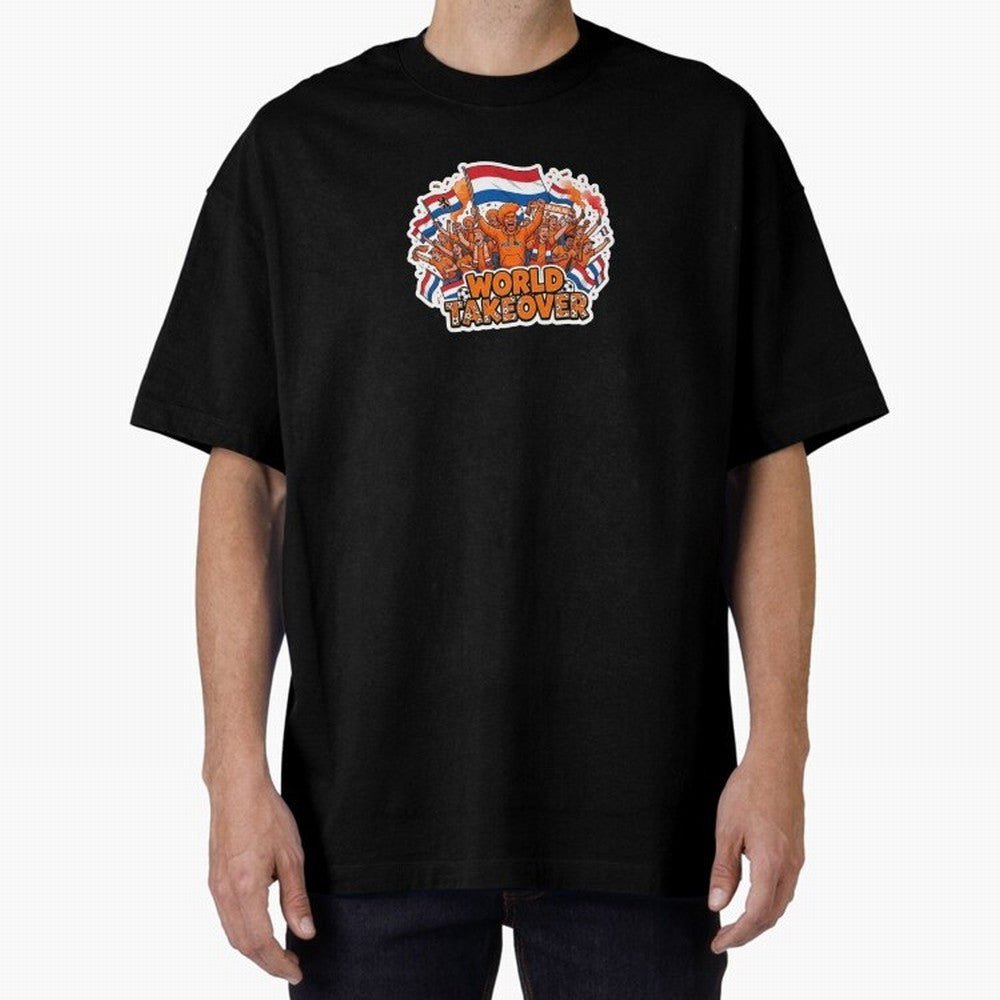 Netherlands Soccer Fans Orange Power Sticker 2026 Football Supporters Classic T-Shirt Celebrate Golden Goal Energy in Global Football Passion for FIFA World Cup 2026 USA Canada Mexico, Connected to Cristiano Ronaldo, Haaland and CR7, Brazil,