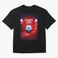 Atlanta Global Nations Series 2026 - Soccer aka Football Classic T-Shirt Stand Out with Spirit from Global Football Passion for FIFA World Cup 2026 Group Stage, Connected to Neymar, France and Portugal, Match Day Excitement, Supporter Culture,