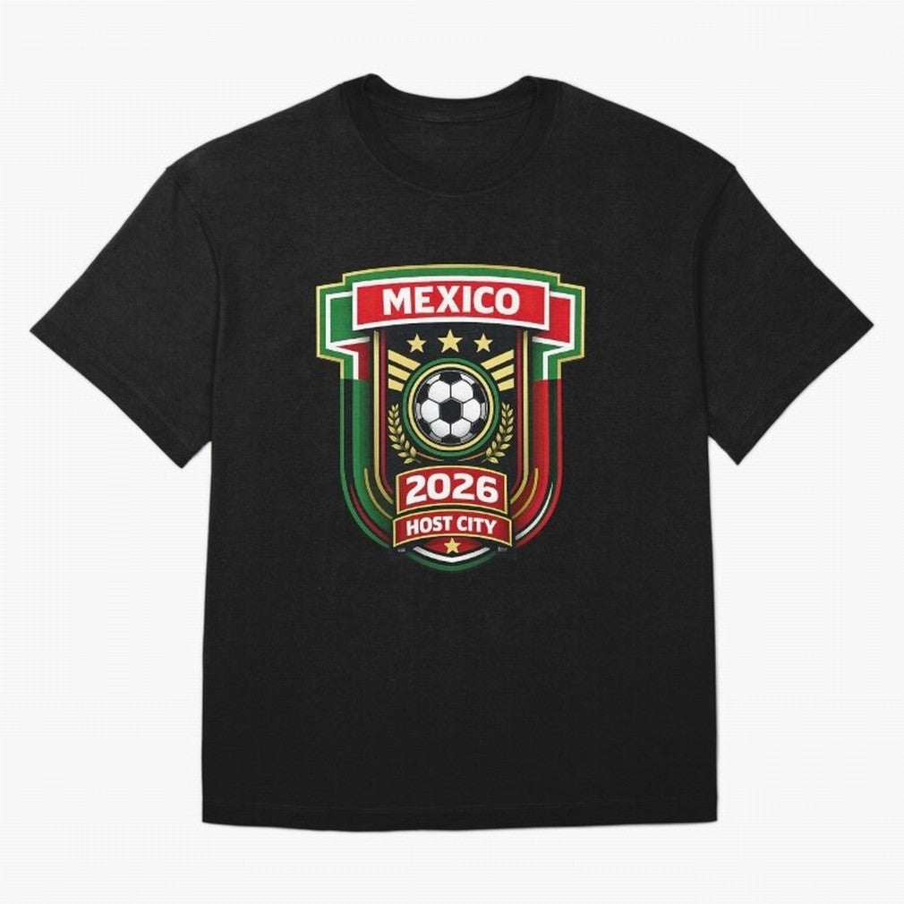 Mexico 2026 World Cup Host City Logo Classic T-Shirt Celebrate the Magic of FIFA World Cup 2026 with Neymar, Portugal, Spain and Germany Energy, Stadium Memories, Football Loyalty, International Chants and Championship Tradition; Built for