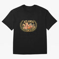 Elegant and Floral Atlanta 2026 World Cup Host City ¡ª Georgia Peach Laurel Wreath Classic T-Shirt Honor the Football Icons of FIFA World Cup 2026 Spirit, Featuring England, Messi, Vintage Soccer Flavor, Modern Football Stars, National Flags and