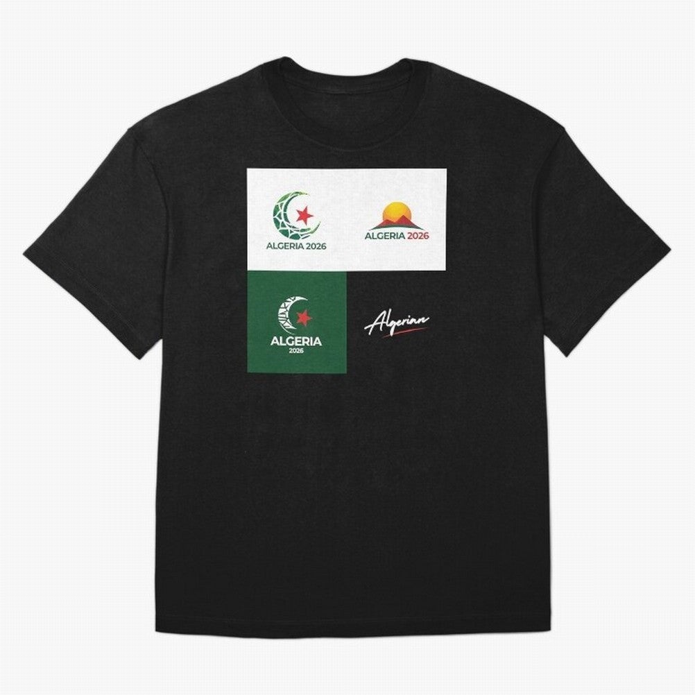Algeria WC 2026 Classic T-Shirt Bring FIFA World Cup 2026 for Fans of Neymar, Haaland and Cristiano Ronaldo and Argentina, Bringing Goal Celebration Energy, Supporter Heritage, Football Icons and Worldwide Tournament Joy; Built for Supporters