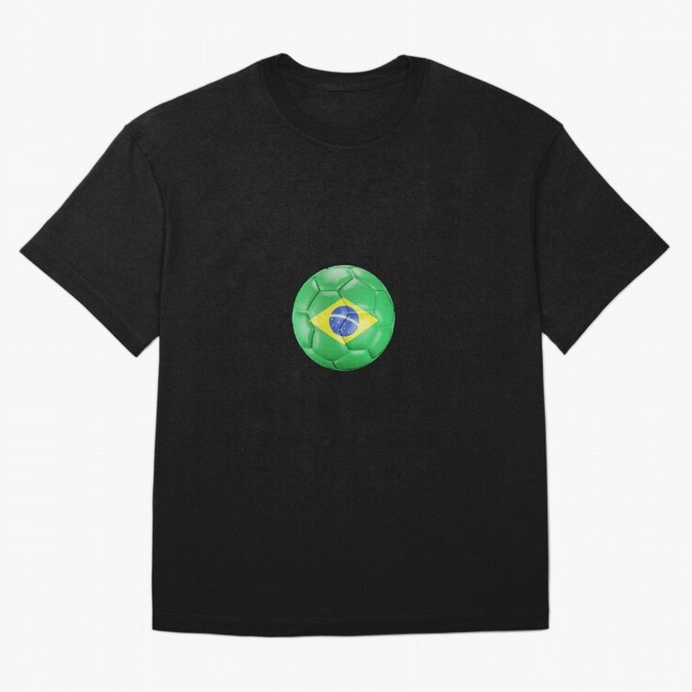 Brazil Classic T-Shirt Represent Football Lovers during Global Football Passion for FIFA World Cup 2026, Filled with Mbappe and Neymar, Portugal, Spain and Germany, Champion Mindset, Group Stage Buzz, Knockout Tension and Passionate Fan Culture;