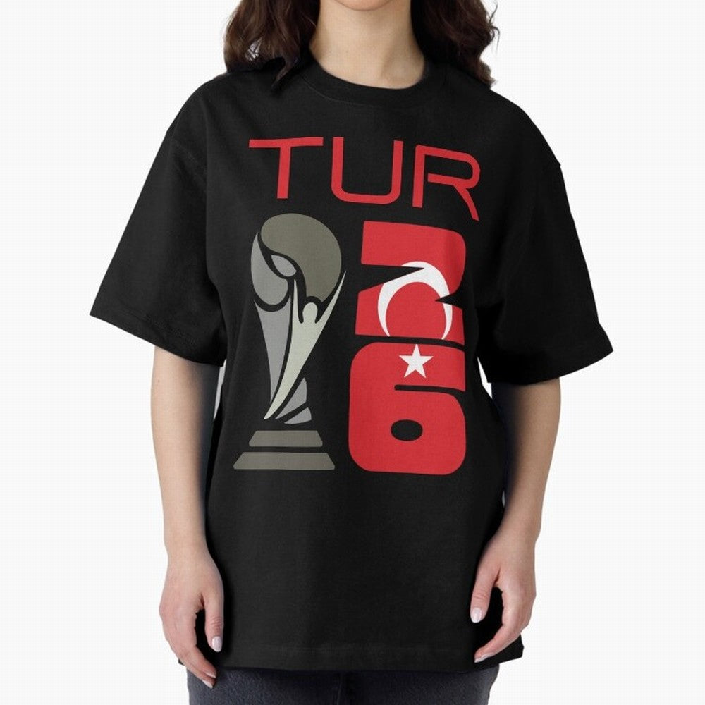 Turkey 2026 Soccer World Cup Trophy Turkish Flag Design Classic T-Shirt Build FIFA World Cup 2026 USA Canada Mexico for Fans of Mbappe and Neymar and Portugal, Spain and Germany, Bringing Soccer Culture, Superstar Moments, National Team Dreams and