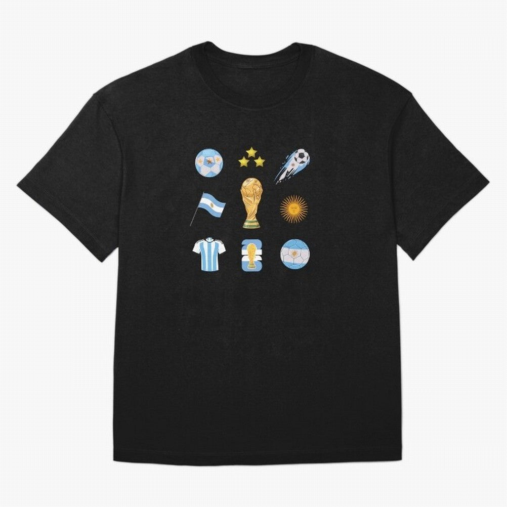 Argentina World Cup Champion 2026 Classic T-Shirt Stand Out with Spirit from FIFA World Cup 2026 USA Canada Mexico Driven by Cristiano Ronaldo, Haaland and CR7, Brazil Energy, Football History, Final Match Energy, Crowd Noise and Once in a Lifetime