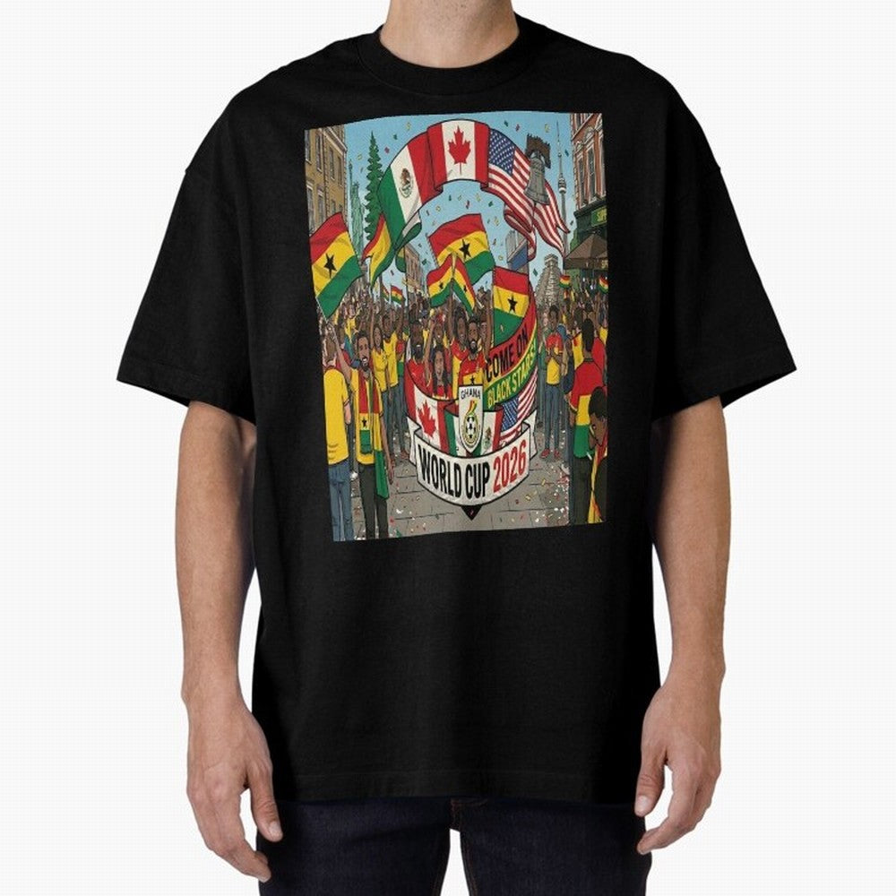 Ghana World Cup 2026 Classic T-Shirt Honor Football Greatness during Match Day Hype around FIFA World Cup 2026 Group Stage, Cristiano Ronaldo, Argentina, Championship Spirit, Famous Goals, Roaring Crowds and International Football Unity; Built for