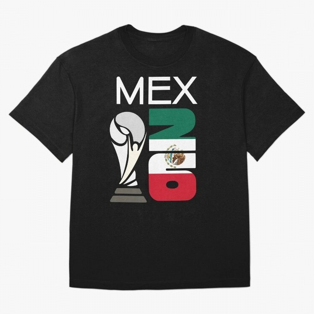 Mexico 2026 Soccer World Cup Trophy Mexican Flag Design Classic T-Shirt Fuel Your Fan Pride for Global Football Passion for FIFA World Cup 2026 USA Canada Mexico, Capturing Messi, France and Portugal, Championship Spirit, Famous Goals, Roaring