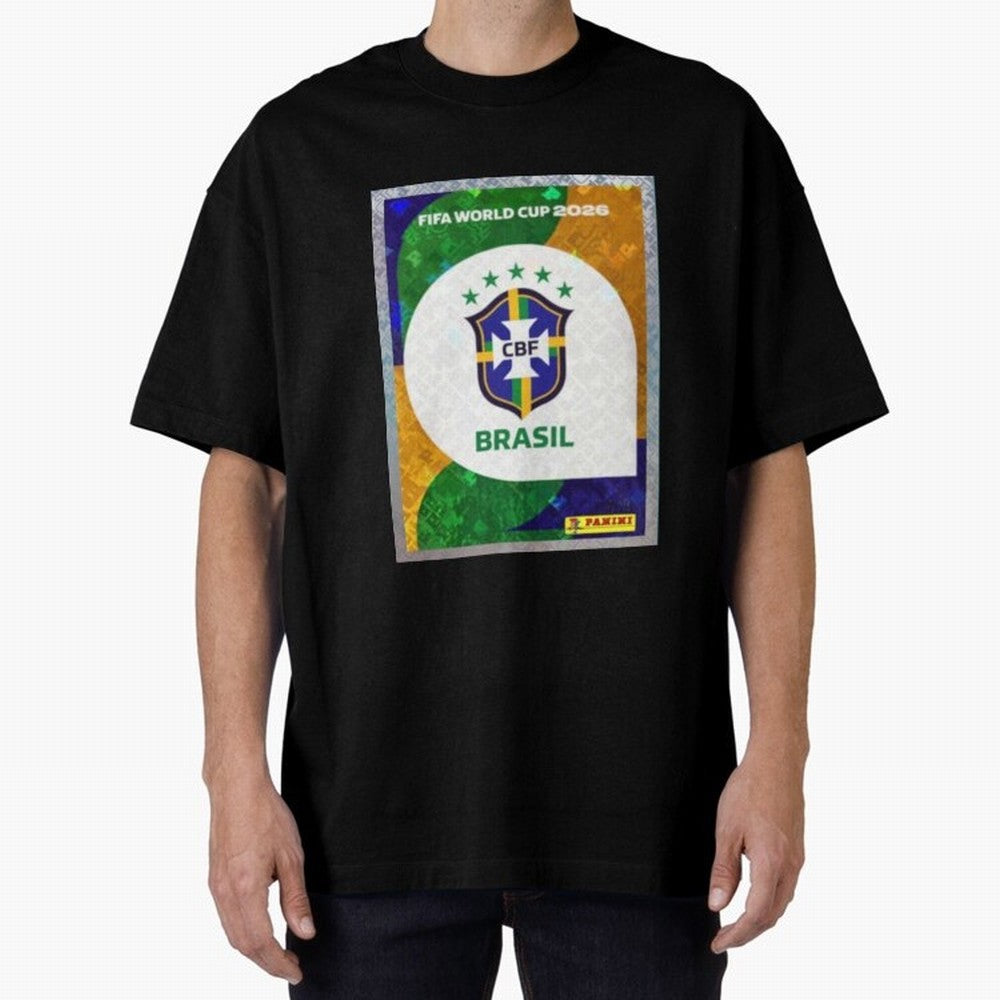 STICKER BRAZIL WORLD CUP 2026 Classic T-Shirt Keep the Match Day Mood of FIFA World Cup 2026 Group Stage for Fans of Haaland and Portugal, Spain and Germany, Bringing Football Festival Excitement, Trophy Ambitions, Country Rivalries and Star Player