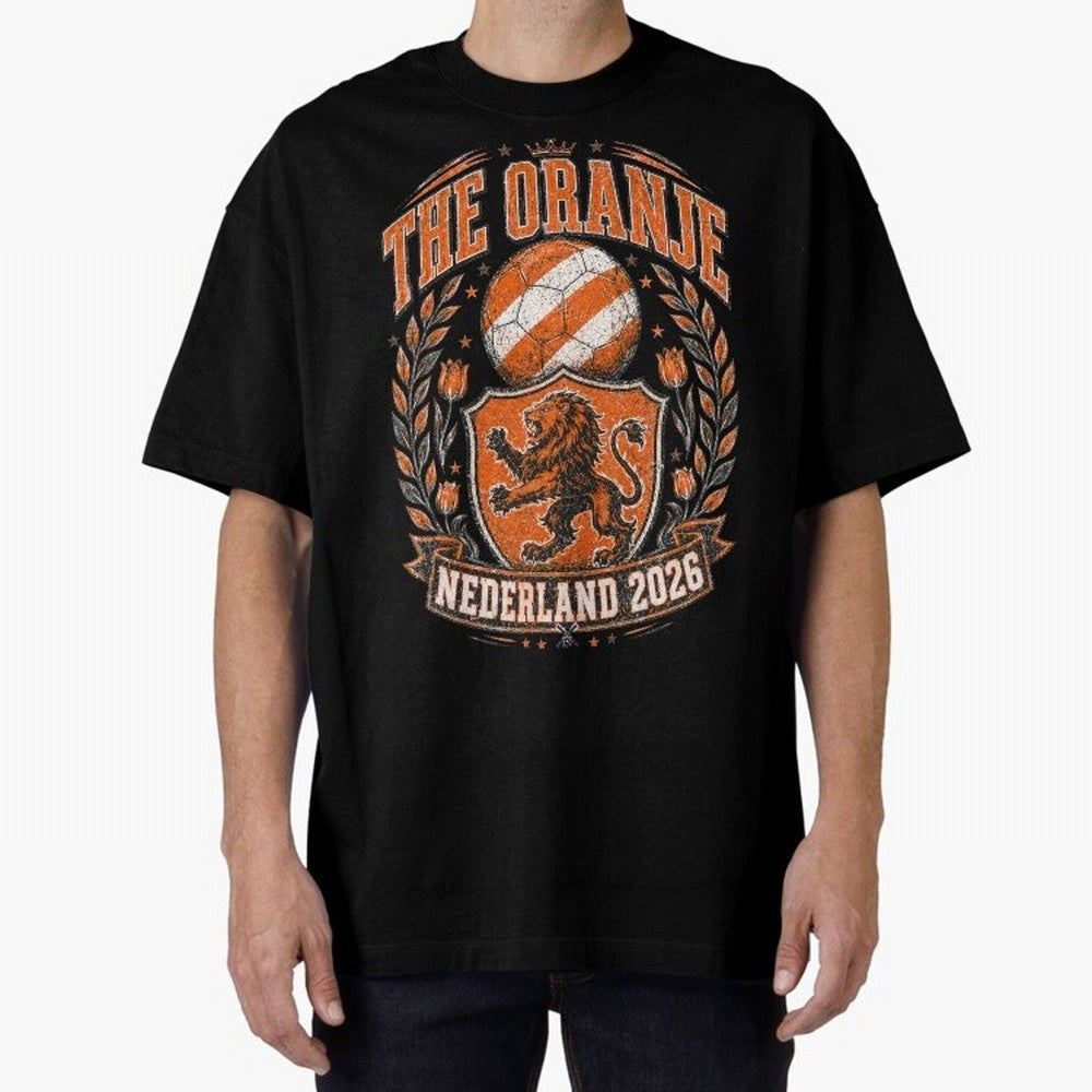 The Oranje Nederland 2026 World Cup Soccer T-Shirt Classic T-Shirt Feel the Trophy Chase of the FIFA World Cup 2026 Journey through Messi, CR7 and Mbappe Highlights, Spain Pride, Stadium Memories, Football Loyalty, International Chants and