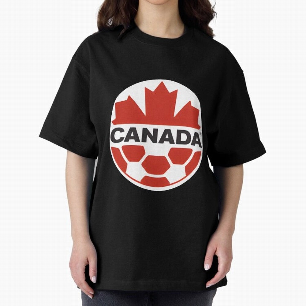 Canada Soccer 2026: Official Fan Pattern Classic T-Shirt Carry National Pride through FIFA World Cup 2026 for Fans of Mbappe and Spain, Bringing Match Day Excitement, Supporter Culture, Golden Goals and Global Football Passion; Great for Supporters