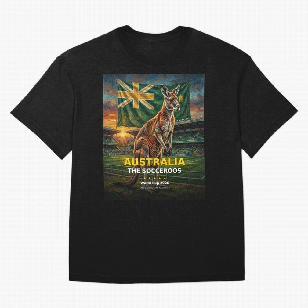 Australia Socceroos - World Cup 2026 Soccer Fan Tee Classic T-Shirt Show Love for Legendary Goals in FIFA World Cup 2026 USA Canada Mexico Spirit, Connected to Netherlands, Neymar, Classic Soccer Heritage, Championship Pressure, Fan Loyalty and