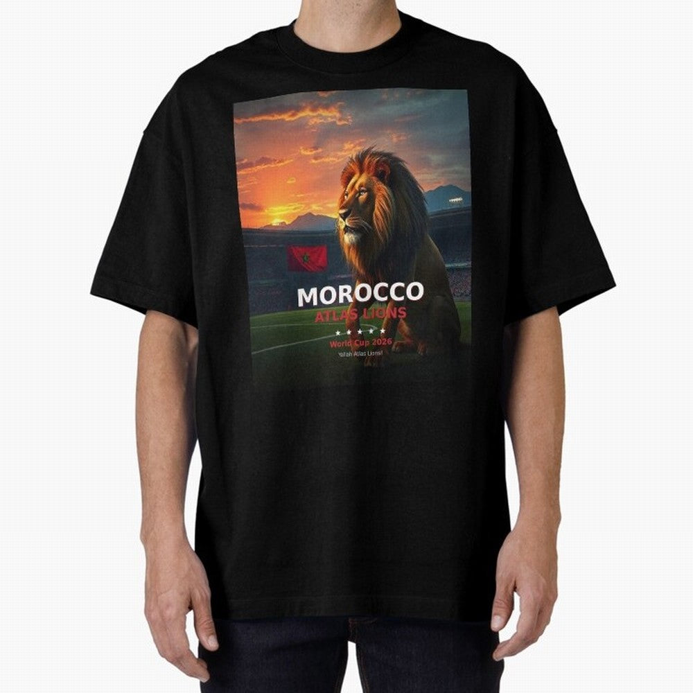 Morocco Atlas Lions - World Cup 2026 Soccer Fan Tee Classic T-Shirt Turn Every Weekend Toward the FIFA World Cup 2026 Journey through Mbappe Highlights, Argentina, France and Brazil Pride, Football Festival Excitement, Trophy Ambitions, Country