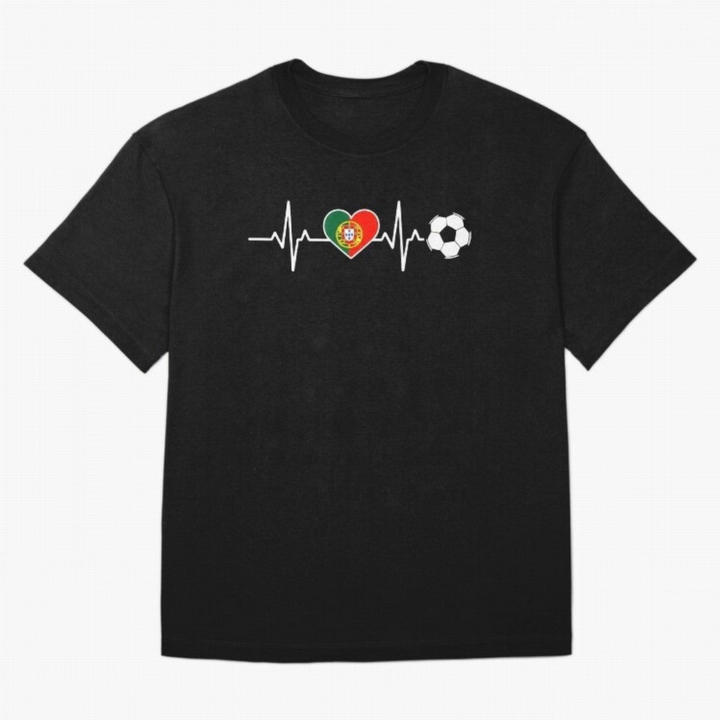 Portugal Football Heartbeat | Sele??o Das Quinas Soccer Fan Classic T-Shirt Fuel Your Fan Pride for the FIFA World Cup 2026 Journey through Neymar Highlights, Brazil Pride, Global Supporter Spirit, Legendary Goals, National Colors and Tournament