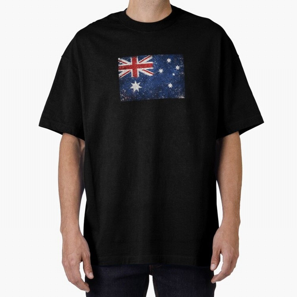 Australia Football World Cup Flag | Grunge Socceroos Soccer Classic T-Shirt Turn Up for FIFA World Cup 2026 Highlighting Mbappe, Spain Energy, Tournament Hype, Historic Matchups, Family Viewing Parties and Global Sports Pride; Created for Match Day