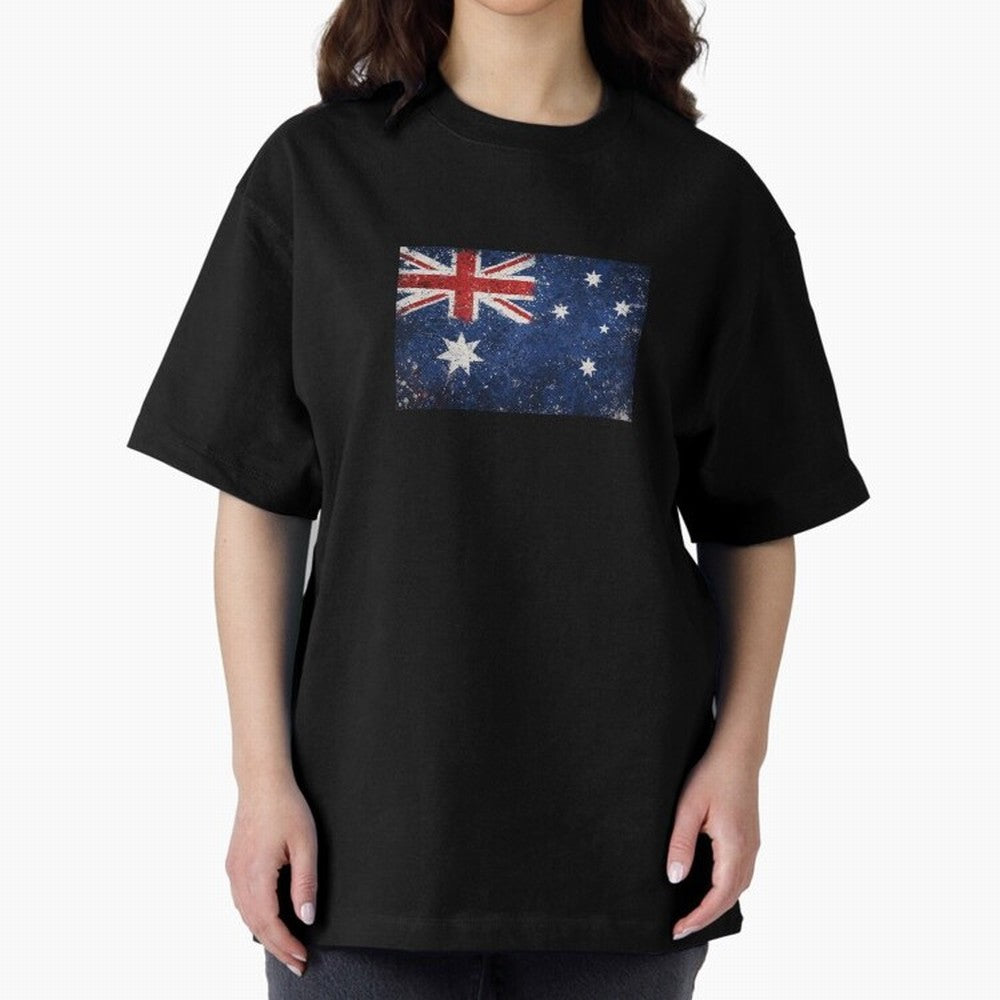 Australia Football World Cup Flag | Grunge Socceroos Soccer Classic T-Shirt Turn Up for FIFA World Cup 2026 Highlighting Mbappe, Spain Energy, Tournament Hype, Historic Matchups, Family Viewing Parties and Global Sports Pride; Created for Match Day