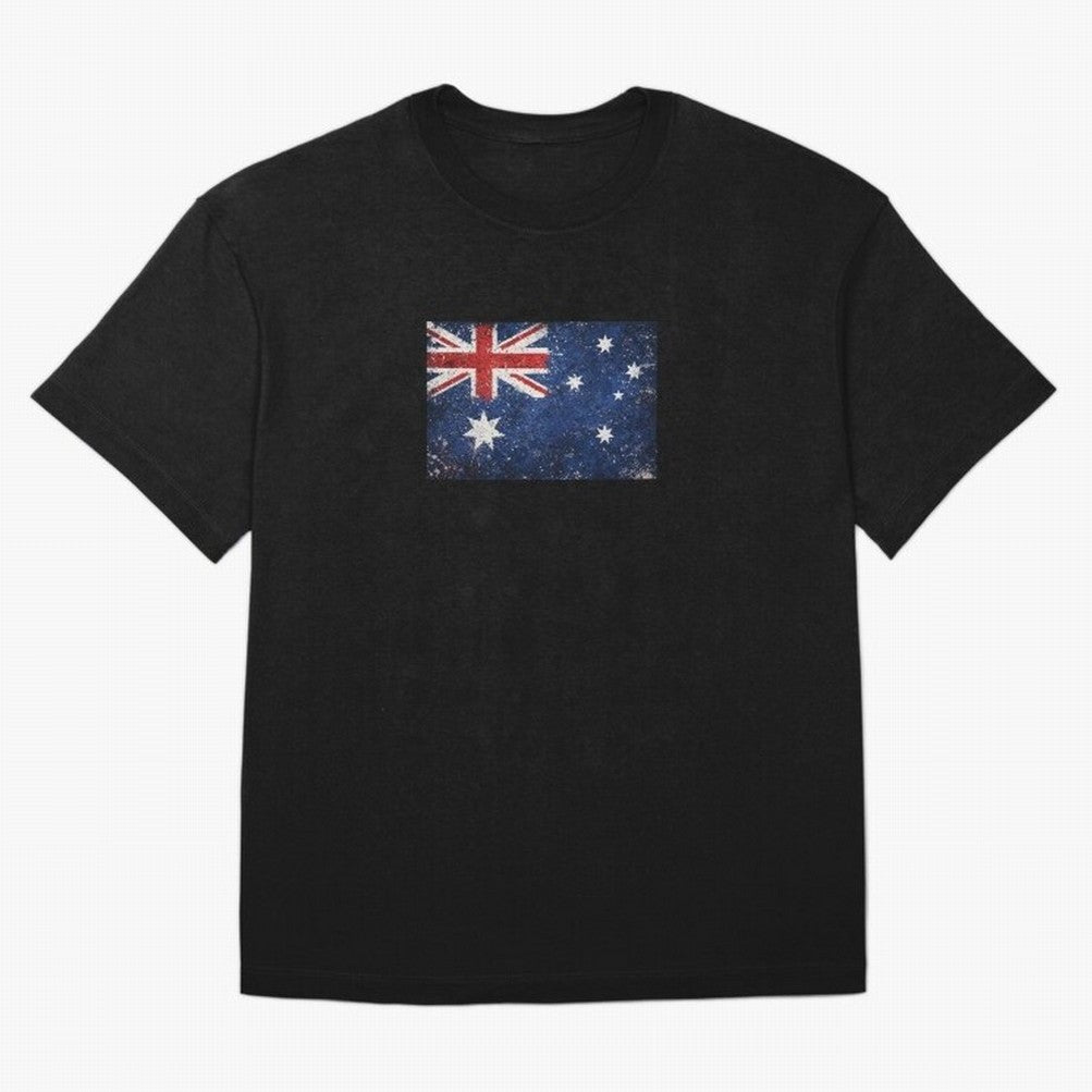 Australia Football World Cup Flag | Grunge Socceroos Soccer Classic T-Shirt Turn Up for FIFA World Cup 2026 Highlighting Mbappe, Spain Energy, Tournament Hype, Historic Matchups, Family Viewing Parties and Global Sports Pride; Created for Match Day