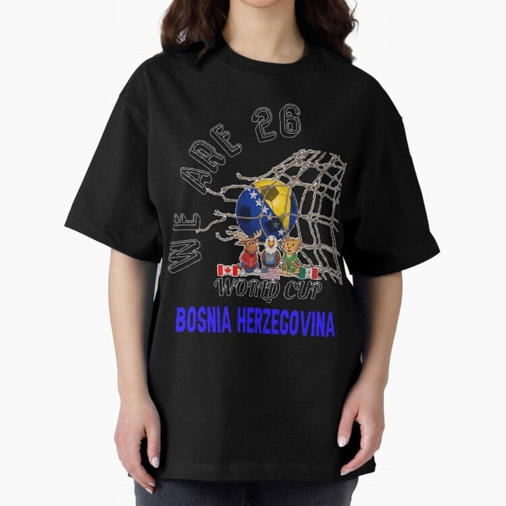 World cup 26 - Bosnia and Herzegovina Classic T-Shirt Feel International Energy from Match Day Hype around FIFA World Cup 2026 Group Stage, Messi, CR7 and Mbappe, Spain and Netherlands, Supporter Pride, Iconic Celebrations, Legendary Names and