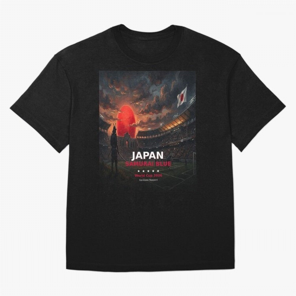Japan Samurai Blue - World Cup 2026 Soccer Fan Tee Classic T-Shirt Bring World Football Passion into FIFA World Cup 2026 USA Canada Mexico for Fans of Messi, Neymar and Mbappe and France and Portugal, Bringing Stadium Memories, Football Loyalty,
