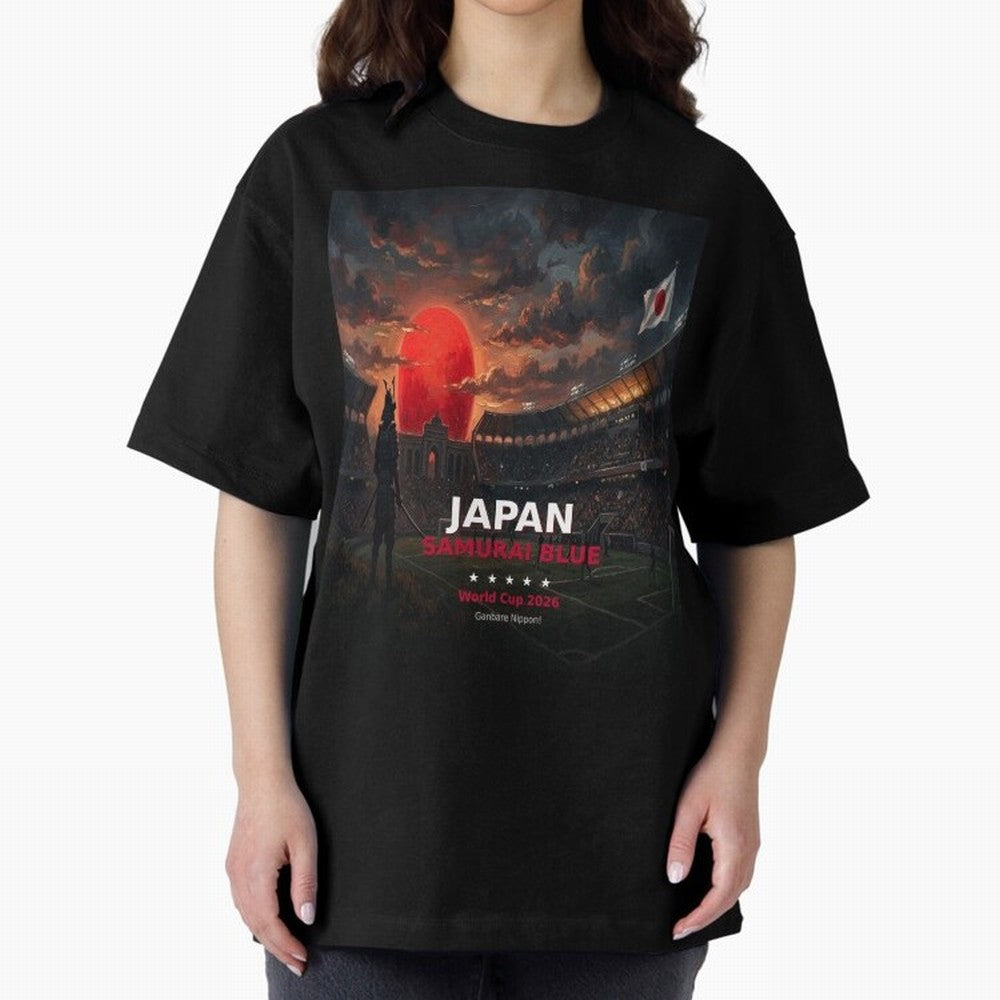 Japan Samurai Blue - World Cup 2026 Soccer Fan Tee Classic T-Shirt Bring World Football Passion into FIFA World Cup 2026 USA Canada Mexico for Fans of Messi, Neymar and Mbappe and France and Portugal, Bringing Stadium Memories, Football Loyalty,