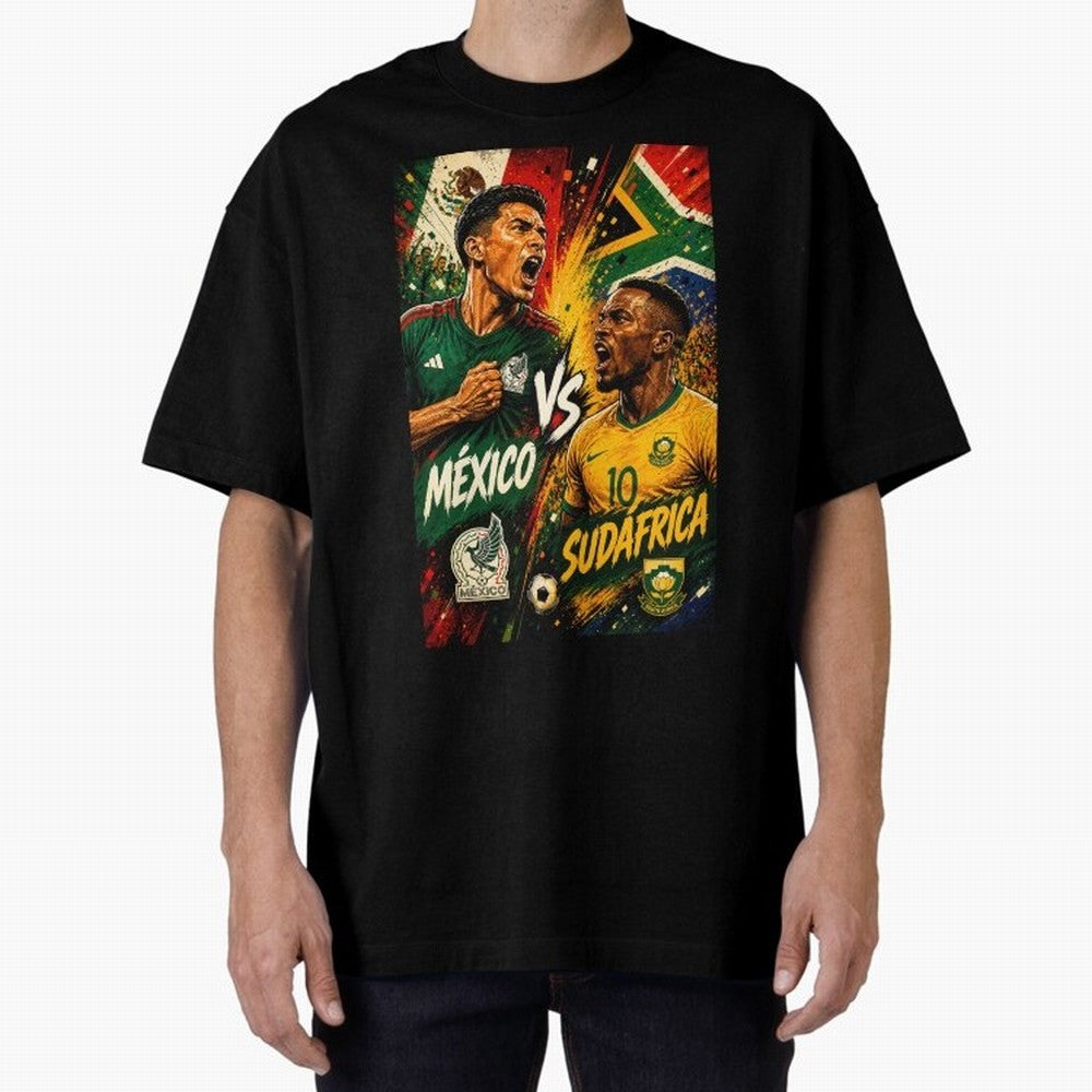 Mexico vs South Africa ¨C Group A FIFA World Cup 2026 | Retro Comic Football Jersey Classic T-Shirt Represent Fans Who Live for Match Day Hype around FIFA World Cup 2026, Haaland, Portugal, Stadium Memories, Football Loyalty, International Chants