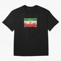 Iran Football World Cup Flag | Grunge Iranian Soccer Art Classic T-Shirt Capture FIFA World Cup 2026 USA Canada Mexico Spirit, Centered on England, France and Netherlands, Messi, CR7 and Mbappe, Football History, Final Match Energy, Crowd Noise and