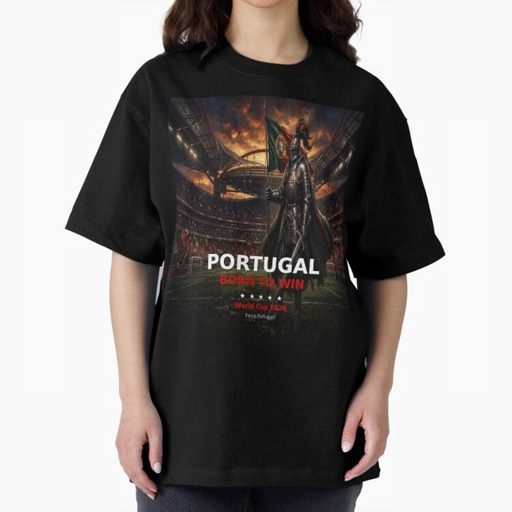 Portugal Born to Win - World Cup 2026 Soccer Fan Tee Classic T-Shirt Show Up for the Glory of FIFA World Cup 2026 Spirit, with Argentina, France and Brazil, CR7 and Messi, Football Passion, Legendary Performances, Festival Vibes and Supporter