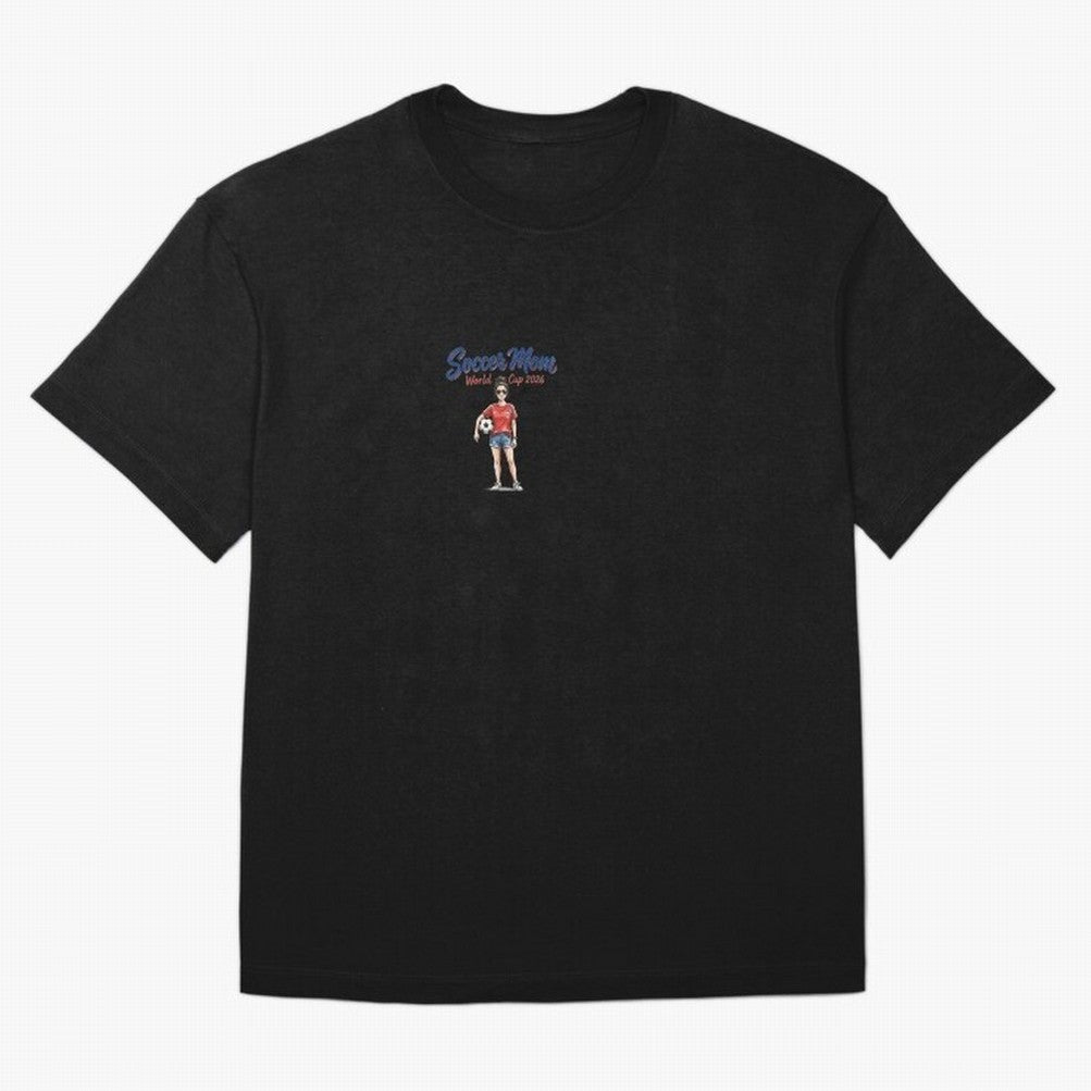 Soccer Mom World Cup 2026 | Football Mom Illustration Classic T-Shirt Support Global Football Passion for FIFA World Cup 2026, Highlighting CR7, Argentina, France and Brazil, Champion Mindset, Group Stage Buzz, Knockout Tension and Passionate Fan