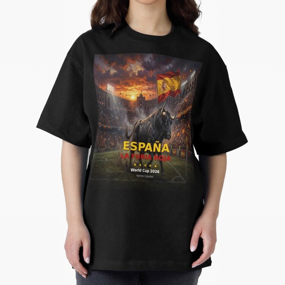 Espa?a La Furia Roja - World Cup 2026 Soccer Fan Tee Classic T-Shirt Celebrate the Stars of Global Football Passion for FIFA World Cup 2026, Made for Neymar, Haaland and Cristiano Ronaldo, France, Worldwide Fan Energy, Dramatic Goals, Stadium