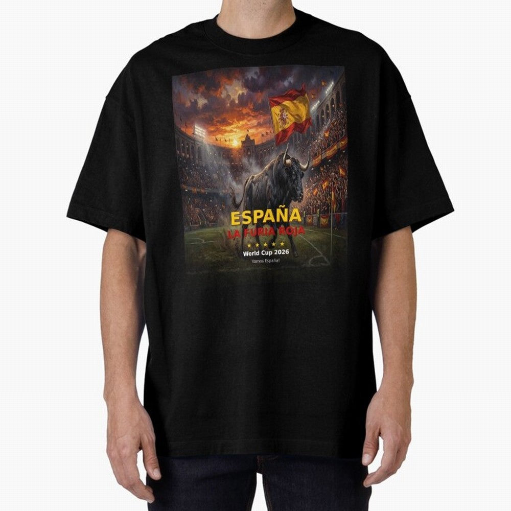 Espa?a La Furia Roja - World Cup 2026 Soccer Fan Tee Classic T-Shirt Celebrate the Stars of Global Football Passion for FIFA World Cup 2026, Made for Neymar, Haaland and Cristiano Ronaldo, France, Worldwide Fan Energy, Dramatic Goals, Stadium