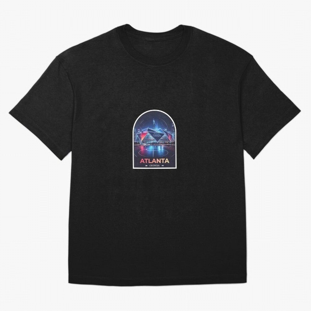 Atlanta Georgia Classic T-Shirt Show Match Day Excitement for Match Day Hype around FIFA World Cup 2026, CR7 and Messi, Spain, Championship Spirit, Famous Goals, Roaring Crowds and International Football Unity; Great for Watch Parties, Sports Bars,
