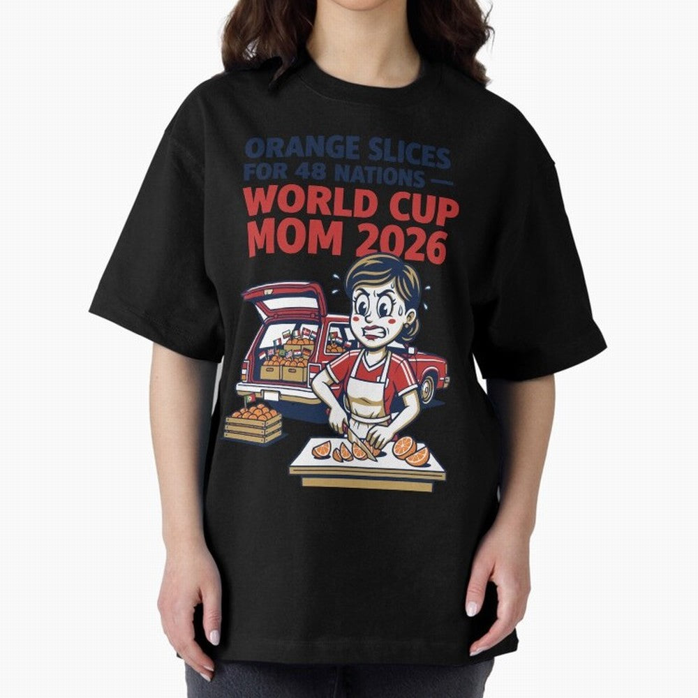 Orange Slices for 48 Nations World Cup Mom V1 Classic T-Shirt Celebrate Soccer Greatness during the FIFA World Cup 2026 Group Stage Journey through Mbappe and Neymar Highlights, Brazil, Portugal and Argentina Pride, Classic Soccer Heritage,