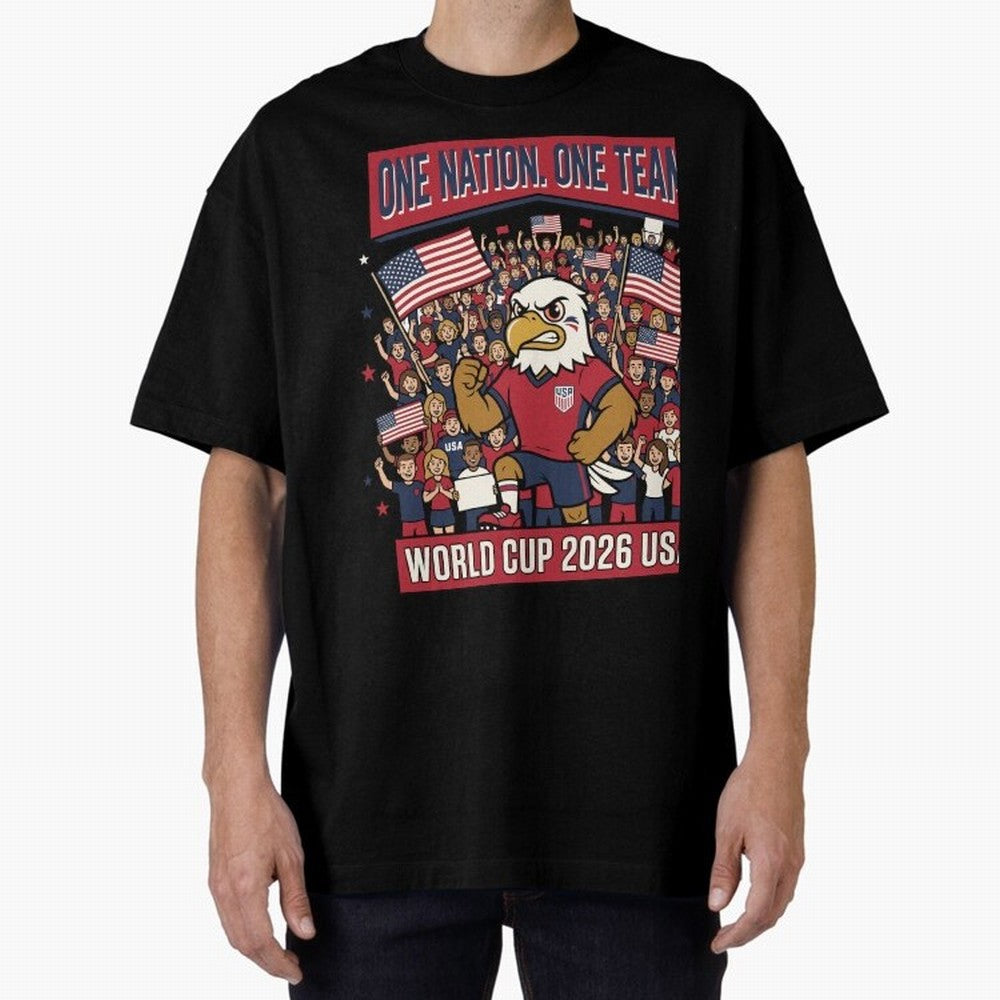 One Nation One Team ¡ª World Cup 2026 USA Classic T-Shirt Celebrate Fan Favorites in FIFA World Cup 2026 Group Stage for Fans of Cristiano Ronaldo and Argentina and Brazil, Bringing Stadium Chants, National Pride, Trophy Dreams and Unforgettable