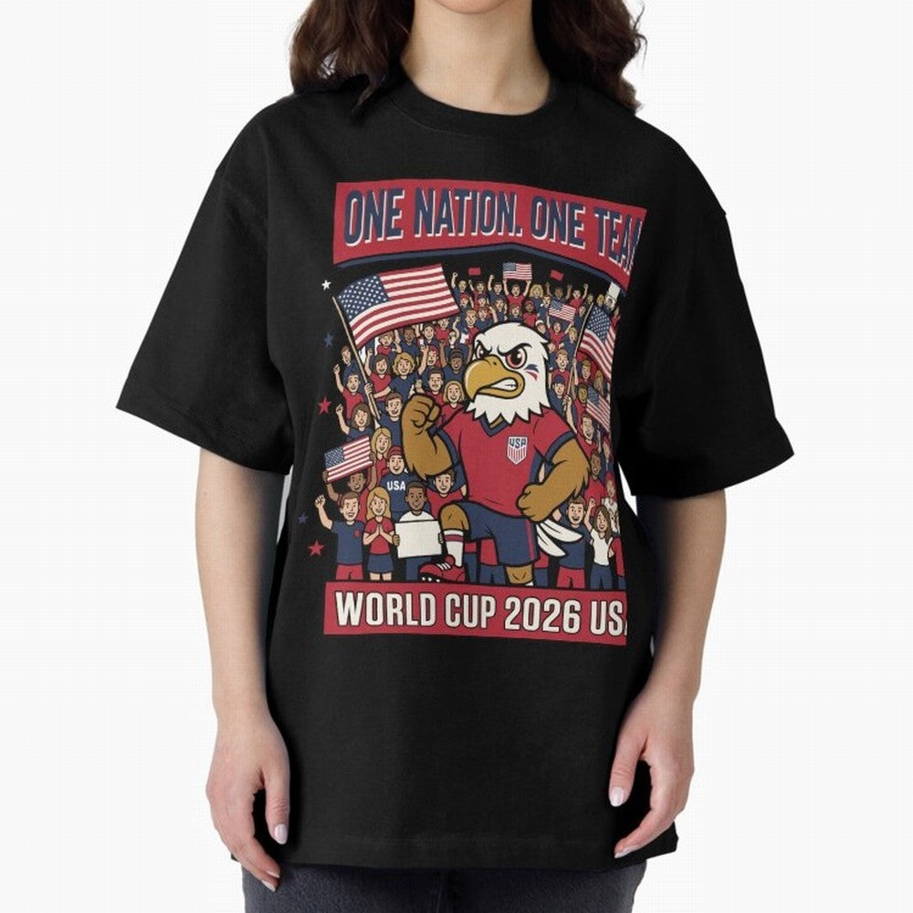 One Nation One Team ¡ª World Cup 2026 USA Classic T-Shirt Celebrate Fan Favorites in FIFA World Cup 2026 Group Stage for Fans of Cristiano Ronaldo and Argentina and Brazil, Bringing Stadium Chants, National Pride, Trophy Dreams and Unforgettable