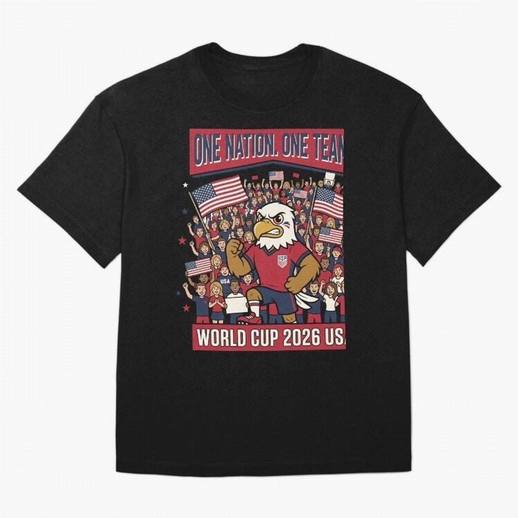 One Nation One Team ¡ª World Cup 2026 USA Classic T-Shirt Celebrate Fan Favorites in FIFA World Cup 2026 Group Stage for Fans of Cristiano Ronaldo and Argentina and Brazil, Bringing Stadium Chants, National Pride, Trophy Dreams and Unforgettable