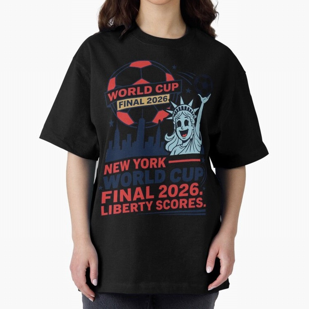 New York World Cup Final 2026 ¡ª Liberty Scores V1 Classic T-Shirt Celebrate the Road through Match Day Hype around FIFA World Cup 2026 USA Canada Mexico, Cristiano Ronaldo, Germany, Tournament Hype, Historic Matchups, Family Viewing Parties and