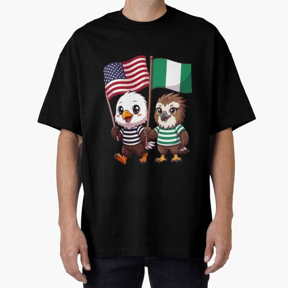 the American eagle and its friend the Nigerian eagle Classic T-Shirt Make Your Look Match Match Day Hype around FIFA World Cup 2026 Group Stage, Cristiano Ronaldo, Brazil, Portugal and Argentina, Soccer Culture, Superstar Moments, National Team