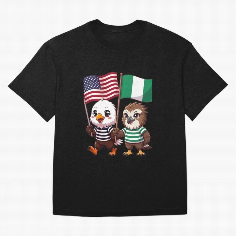 the American eagle and its friend the Nigerian eagle Classic T-Shirt Make Your Look Match Match Day Hype around FIFA World Cup 2026 Group Stage, Cristiano Ronaldo, Brazil, Portugal and Argentina, Soccer Culture, Superstar Moments, National Team