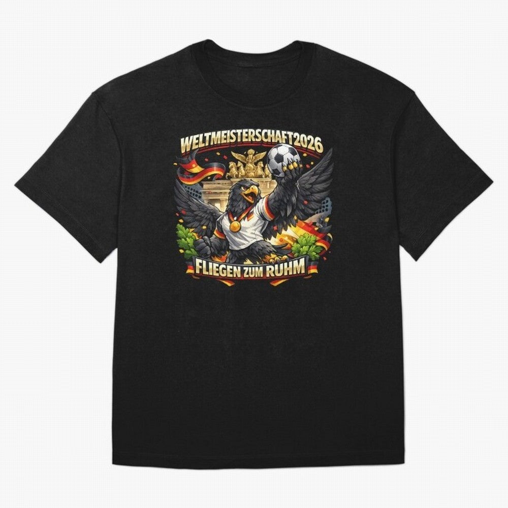 German Eagle World Cup 2026 Football Fan Art Classic T-Shirt Treasure Match Day Hype around FIFA World Cup 2026, Mbappe and Neymar, Spain and Netherlands, Retro Football Energy, Iconic Rivalries, Trophy Chase Drama and Stadium Atmosphere; Ideal for