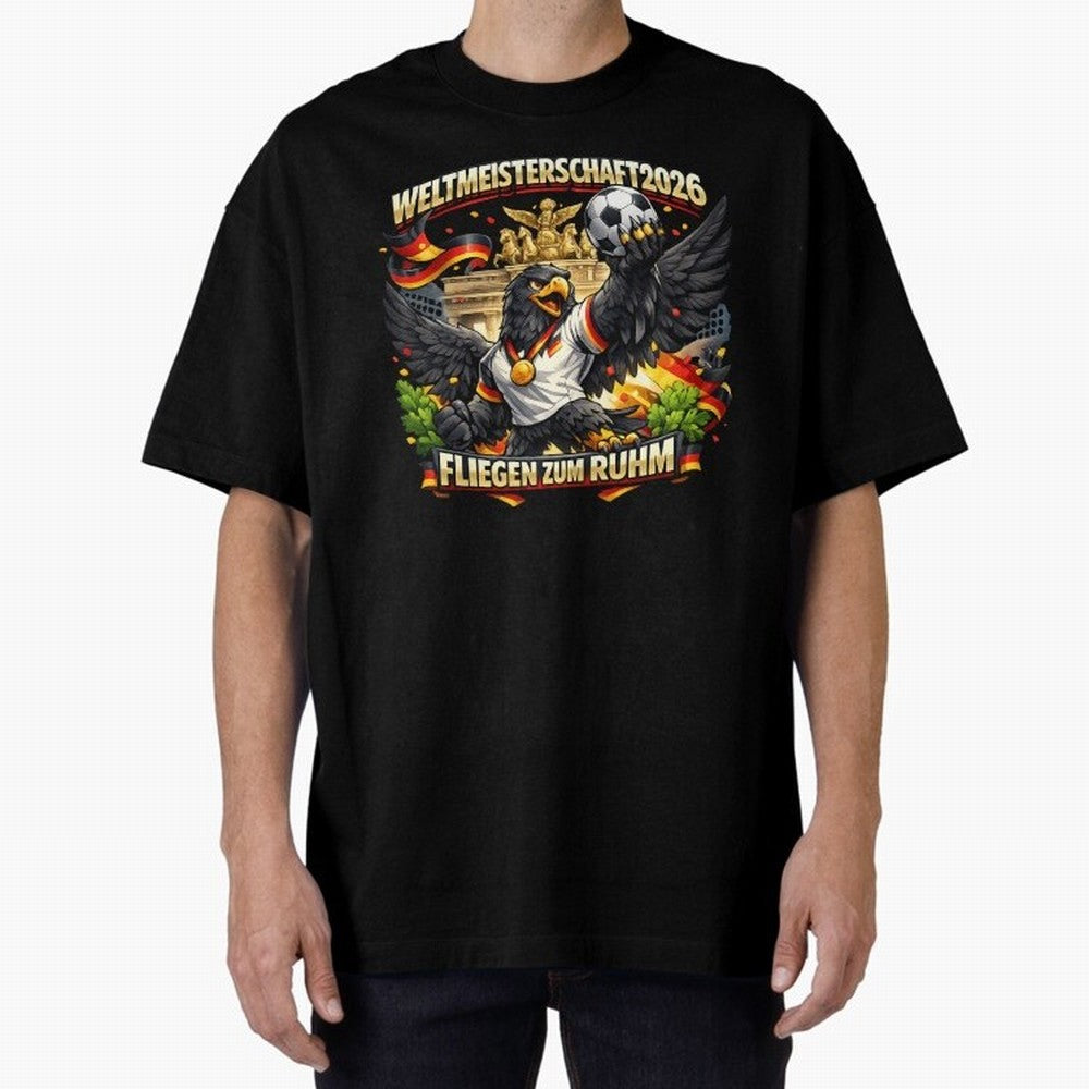 German Eagle World Cup 2026 Football Fan Art Classic T-Shirt Treasure Match Day Hype around FIFA World Cup 2026, Mbappe and Neymar, Spain and Netherlands, Retro Football Energy, Iconic Rivalries, Trophy Chase Drama and Stadium Atmosphere; Ideal for