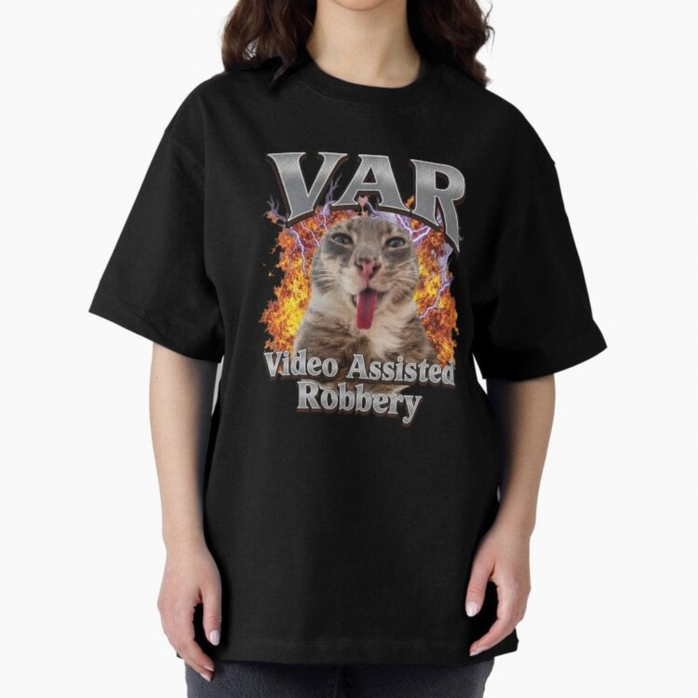 VAR Video Assisted Robbery Funny World Cup 2026 Meme Soccer Fan Football Humor Classic T-Shirt Represent Fans Who Live for FIFA World Cup 2026 Centered on Mbappe, Brazil, Portugal and Argentina Energy, Retro Football Energy, Iconic Rivalries,