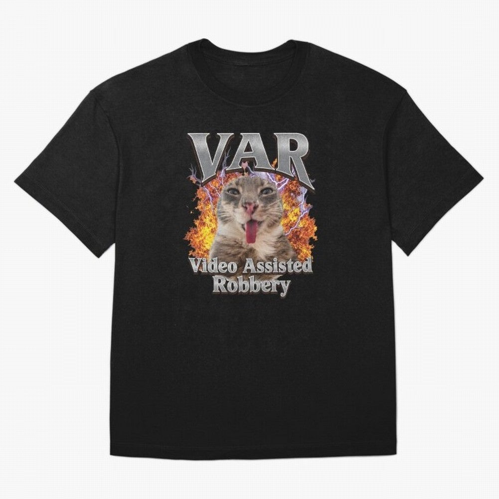 VAR Video Assisted Robbery Funny World Cup 2026 Meme Soccer Fan Football Humor Classic T-Shirt Represent Fans Who Live for FIFA World Cup 2026 Centered on Mbappe, Brazil, Portugal and Argentina Energy, Retro Football Energy, Iconic Rivalries,