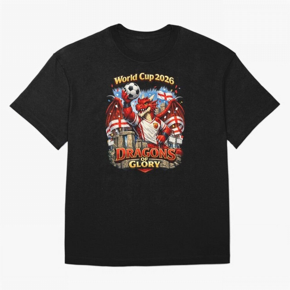 World Cup 2026 Dragons of Glory Classic T-Shirt Relive Legendary Nights from the FIFA World Cup 2026 Group Stage Journey through Haaland Highlights, Germany Pride, Match Day Excitement, Supporter Culture, Golden Goals and Global Football Passion;