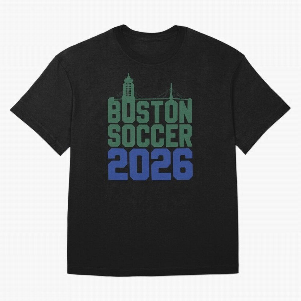 Boston Soccer 2026 Massachusetts Football Fan Classic T-Shirt Get Ready for the FIFA World Cup 2026 Group Stage Journey through Cristiano Ronaldo Highlights, France Pride, Worldwide Fan Energy, Dramatic Goals, Stadium Lights and Championship