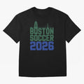 Boston Soccer 2026 Massachusetts Football Fan Classic T-Shirt Get Ready for the FIFA World Cup 2026 Group Stage Journey through Cristiano Ronaldo Highlights, France Pride, Worldwide Fan Energy, Dramatic Goals, Stadium Lights and Championship
